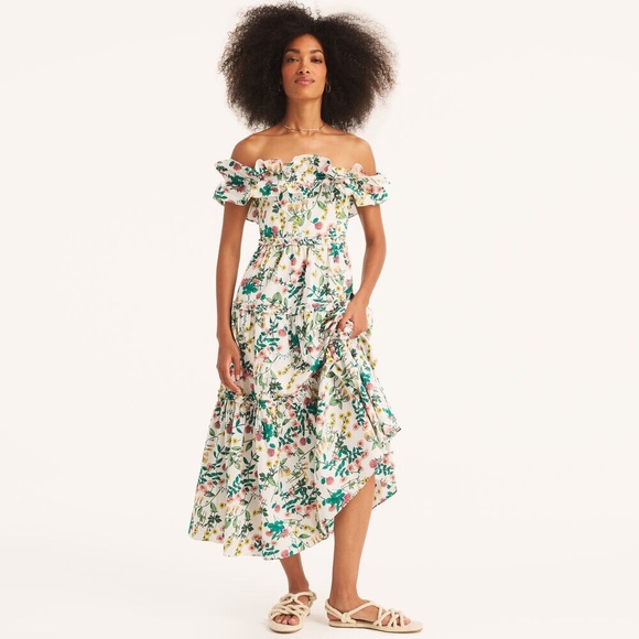 Nautica NWT floral print maxi dress - Picture 1 of 7